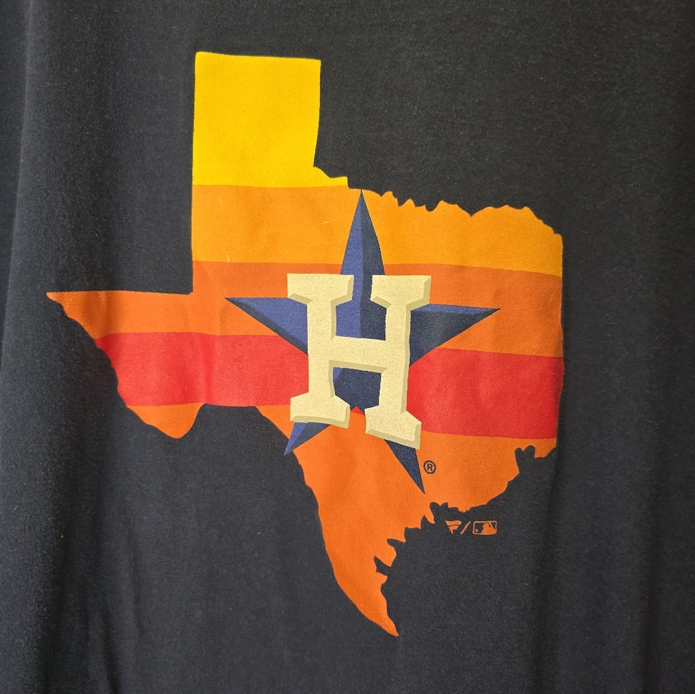 Houston Astros Texas T-shirt, Mens Tee, Short Sleeve Sports Tee, 3XL, Fanatics - Picture 2 of 4
